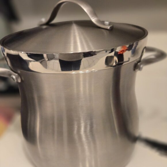 Calphalon Stainless Steel 3 Piece Ice Bucket with solid steel Lid - Picture 3 of 9